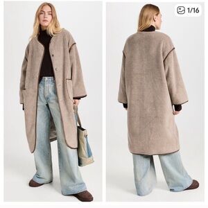 Velvet by Jenny Graham The Greenwich Jacket Sherpa Longline Jacket